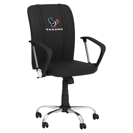 Dreamseat Curve Task Chair with Houston Texans Secondary Logo XZOCCURVE-PSNFL20061
